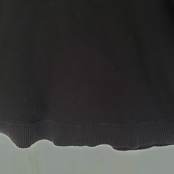 Woman Ann Taylor Loft Black Round Neck Long Sleeve Sweater Top Size L - Picture 7 of 10